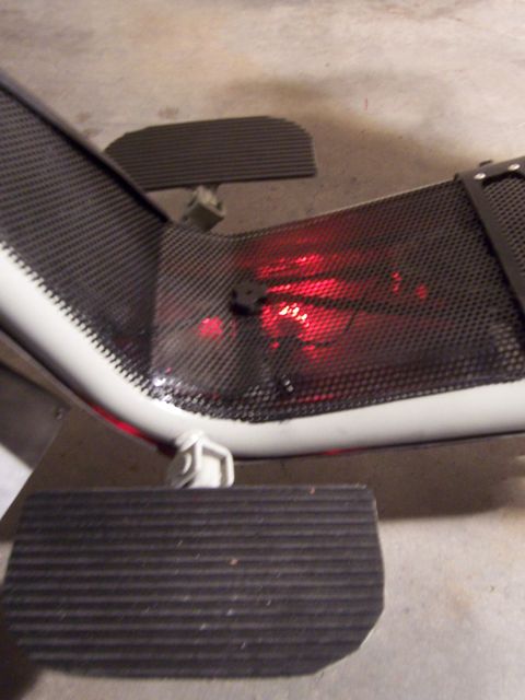 also stuck a red LED