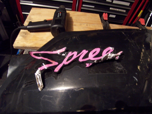 After 24 years the decal was kinda stubborn , Heat gun and razor blade.