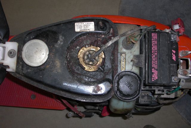 A little rusty, is this okay on the outside?  Previous owner said they cleaned the inside...