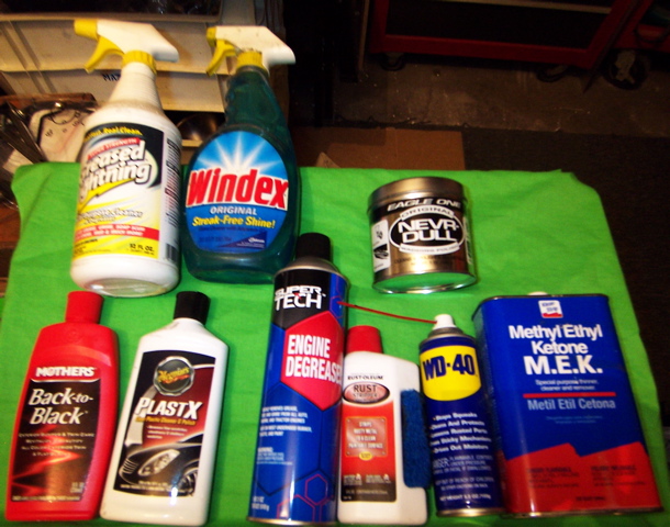 Cleaning stuff I use