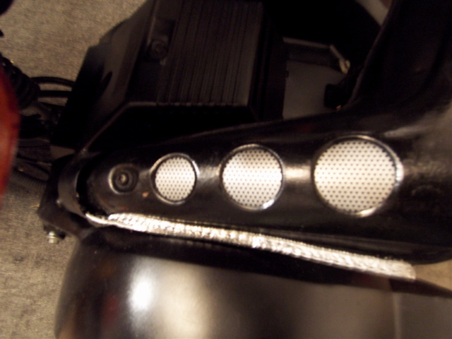 Installed on the bike