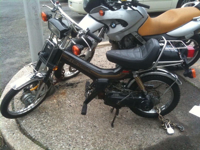 This is my bike Honda NU50