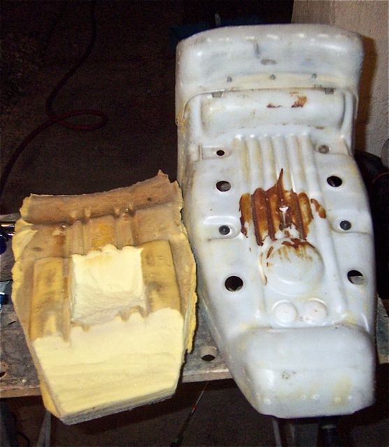 Naked seat or whats left of it