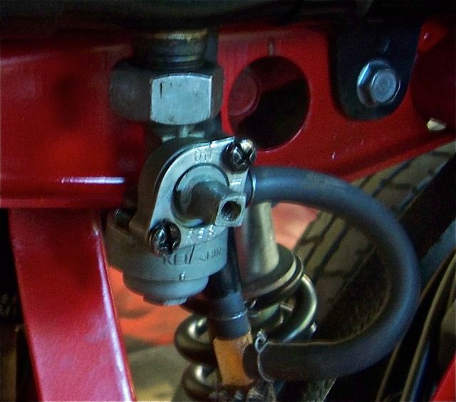 gas in tank not on floor