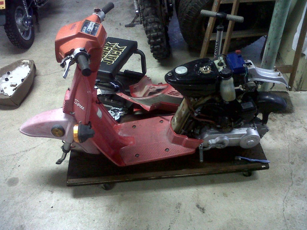 Before (minus the flat tires)