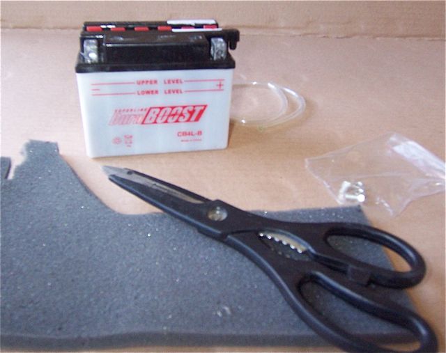 all you need  sizzor  / foam / nuts &amp; bolts  and a battery .