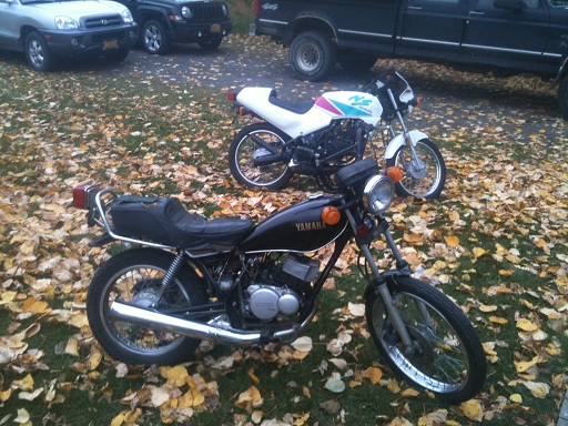 Yamaha rx50mk Midnight Special and Honda NS50F